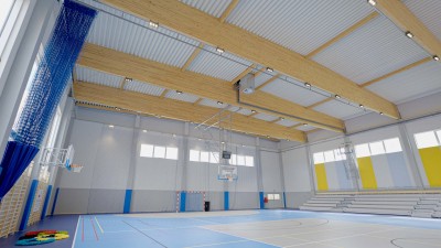Budowa hali sportowej przy Szkole Podstawowej w Podgórzynie