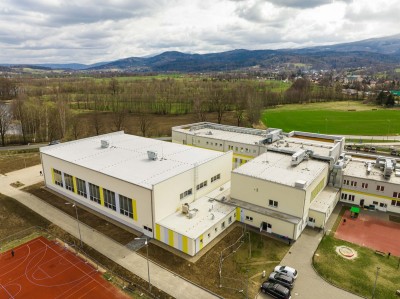 Budowa hali sportowej przy Szkole Podstawowej w Podgórzynie