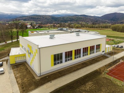 Budowa hali sportowej przy Szkole Podstawowej w Podgórzynie