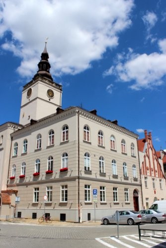 Remont zabytkowego ratusza miejskiego w Dzierżoniowie