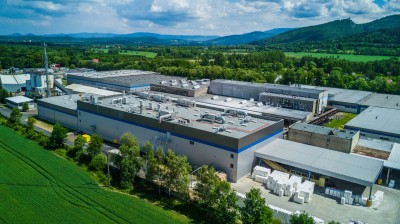 Hala produkcyjna fabryki papieru WEPA Professional w Piechowicach