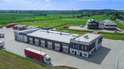 Budowa budynku biurowego z halą warsztatową i stacją kontroli pojazdów