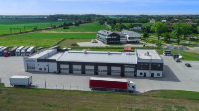 Budowa budynku biurowego z halą warsztatową i stacją kontroli pojazdów