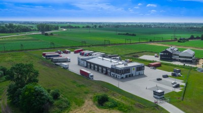 Budowa budynku biurowego z halą warsztatową i stacją kontroli pojazdów