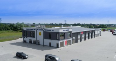 Budowa budynku biurowego z halą warsztatową i stacją kontroli pojazdów