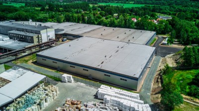 Hala magazynowa wyrobów gotowych dla WEPA Professional w Piechowicach