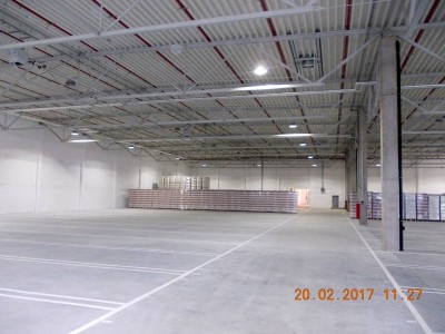 Hala magazynowa wyrobów gotowych dla WEPA Professional w Piechowicach