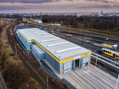 Budowa hali obsługi autobusów szynowych w systemie zaprojektuj-wybuduj