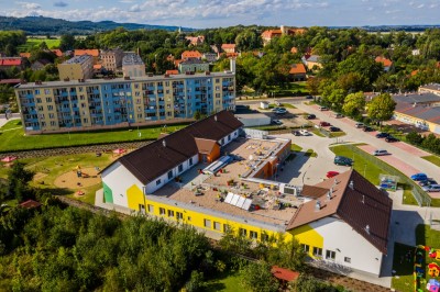 Budowa pasywnego budynku przedszkola z funkcją żłobkową w Pieszycach